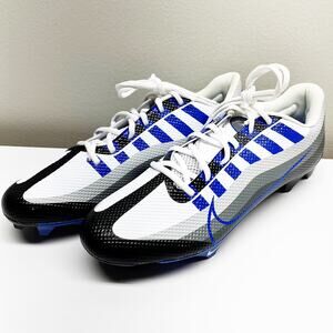 NEW Nike Vapor Edge Speed 360 Black Game Royal Football Cleats Shoes Size 13